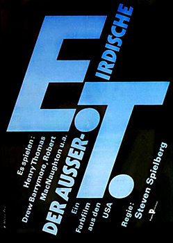 Plakatmotiv: E.T. – Der Außerirdische (1982)