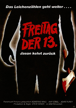 Kinoplakat: Freitag der 13. – Jason kehrt zurück