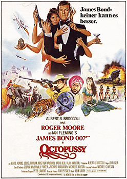 Kinoplakat: James Bond 007 – Octopussy