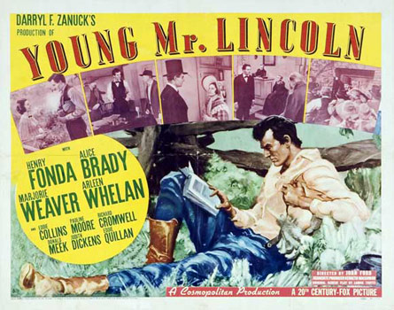 Plakatmotiv (US): Young Mr. Lincoln – Der junge Mr. Lincoln (1939)