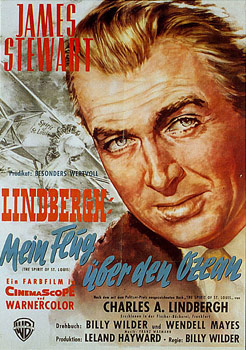 Plakatmotiv: Lindbergh – Mein Flug über den Ozean (1957)