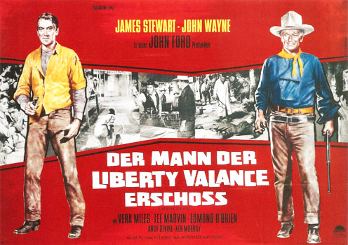 Plakatmotiv: Der Mann, der Liberty Valance erschoss (1962)