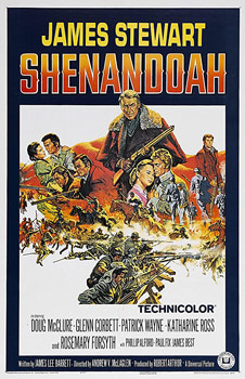Plakatmotiv (US): Shenandoah – Der Mann vom großen Fluss (1965)