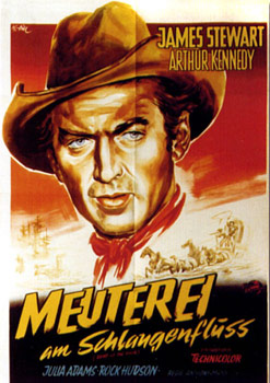 Plakatmotiv: Meuterei am Schlangenfluss (1952)