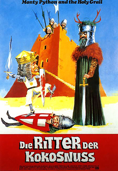 Plakatmotiv: Die Ritter der Kokosnuss (1975)