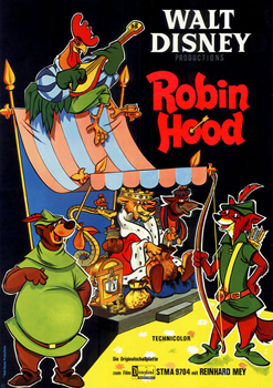 Plakatmotiv: Robin Hood (Walt Disney, 1973)