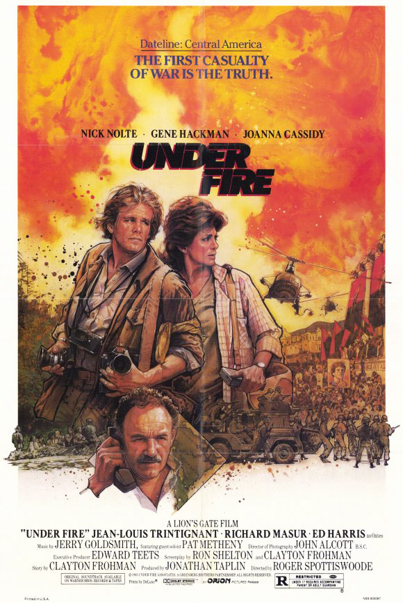 Plakatmotiv (US): Under Fire – Unter Feuer (1983)