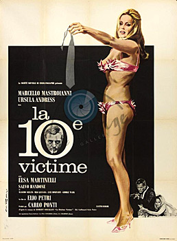 Plakatmotiv (Fr.): Das zehnte Opfer (1965)
