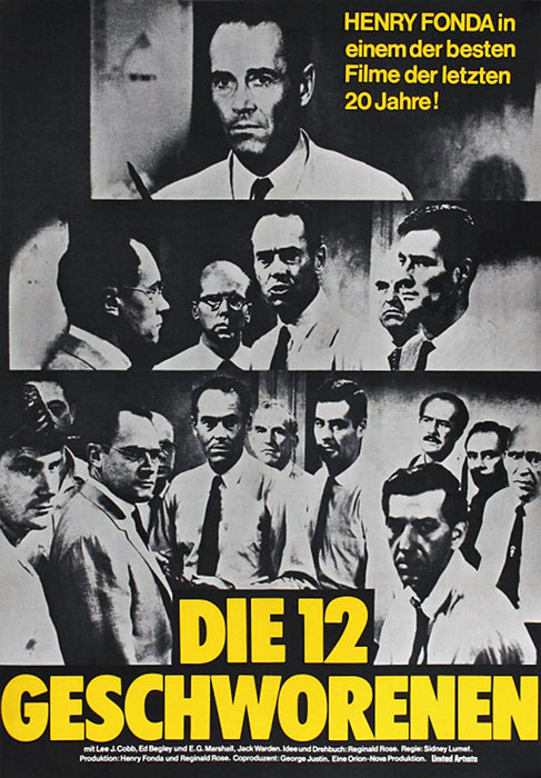 Plakatmotiv: Die 12 Geschworenen (1957)