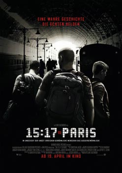 Plakatmotiv: 15:17 to Paris (2018)