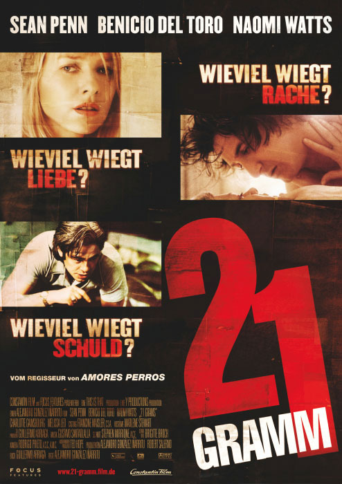 Plakatmotiv: 21 Gramm (2003)