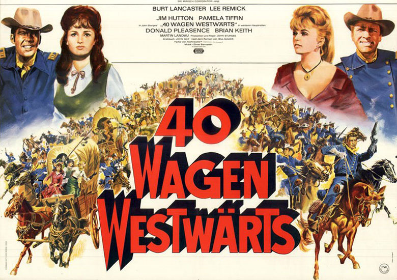 Plakatmotiv: 40 Wagen westwärts (1965)