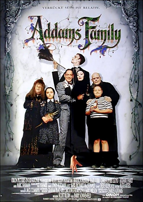 Plakatmotiv: Die Addams Family in verrückter Tradition (1991)