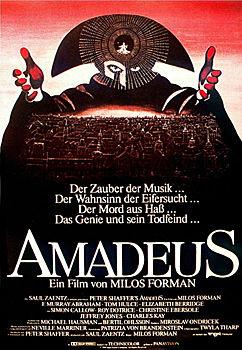 Plakatmotiv: Amadeus (1984)