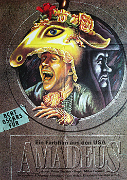 Plakatmotiv (DDR): Amadeus (1984)
