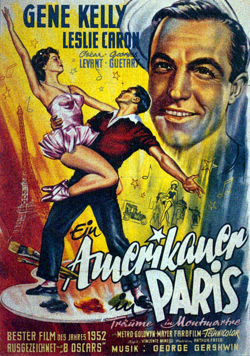 Plakatmotiv: Ein Amerikaner in Paris (1951)