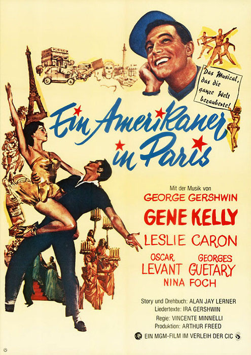 Plakatmotiv: Ein Amerikaner in Paris (1951)