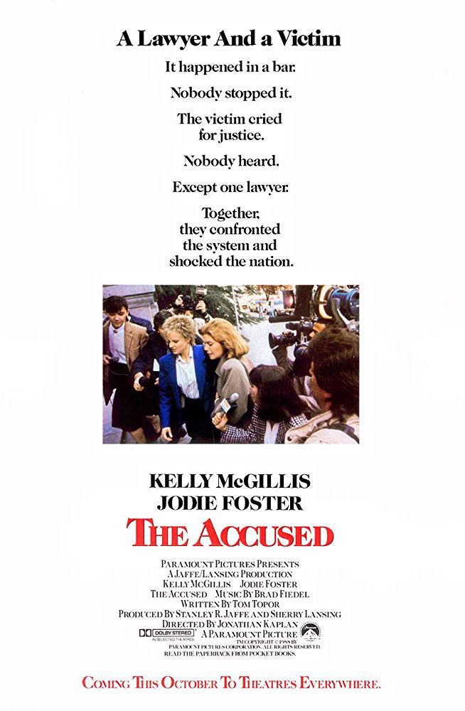 Kinoplakat (US): The Accused – Angeklagt (1988)