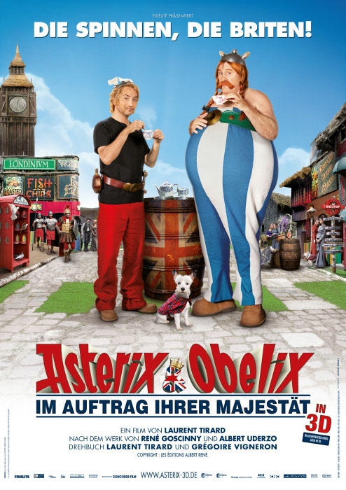 Plakatmotiv: Asterix & Obelix – Im Auftrag Ihrer Majestät (2012)