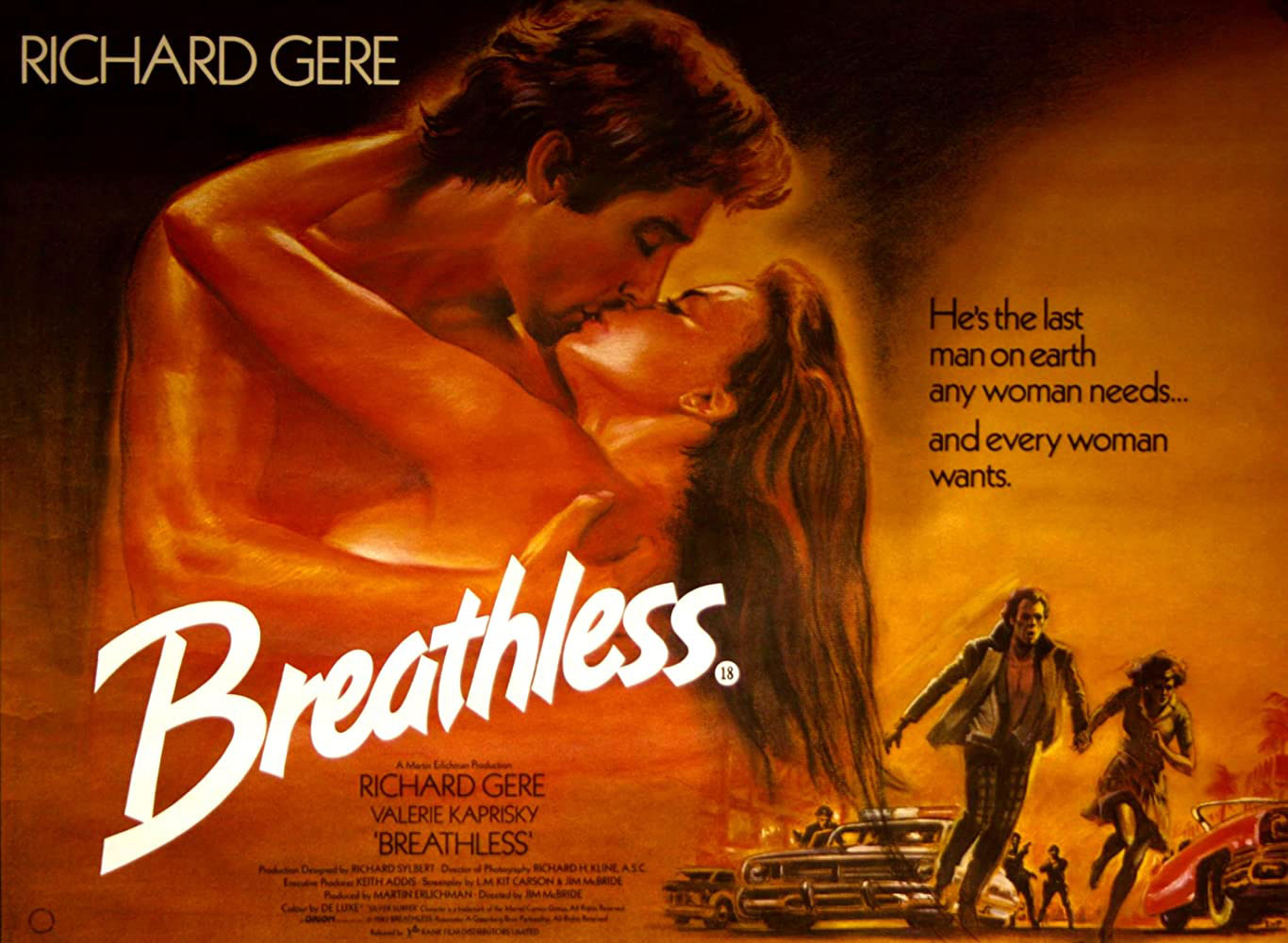 Plakatmotiv (US): Breathless – Atemlos (1983)