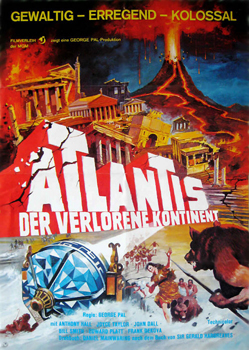 Plakatmotiv: Atlantis, der verlorene Kontinent (1961)