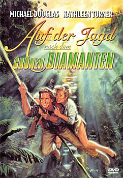 Plakatmotiv: Auf der Jagd nach dem Grünen Diamanten (1984)