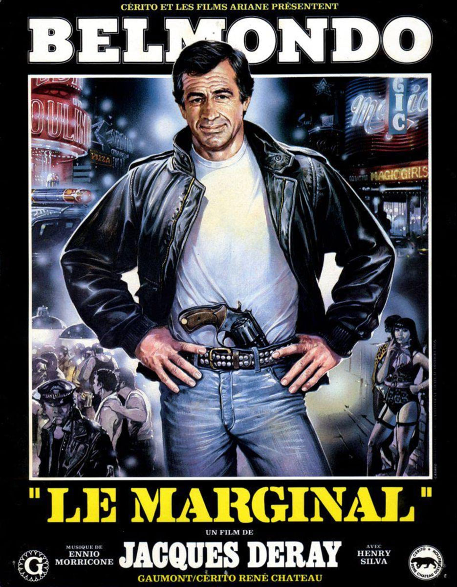 Plakatmotiv (Fr.): Le Marginal (1983)
