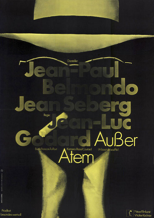 Plakatmotiv: Außer Atem (1960)