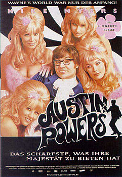Kinoplakat: Austin Powers – Das Schärfste, was Ihre Majestät zu bieten hat