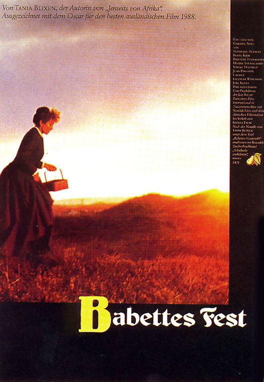 Plakatmotiv: Babettes Fest (1987)