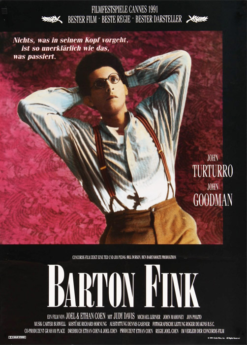 Plakatmotiv: Barton Fink (1991)