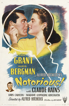 Plakatmotiv (US): Notorious – Berüchtigt (1946)