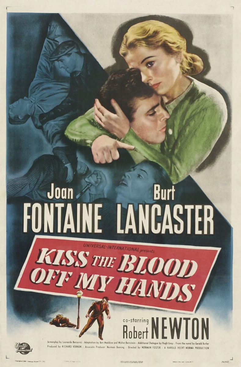 Plakatmotiv (US): Kiss the Blood Off My Hands (1948)