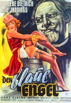 Plakatmotiv: Der blaue Engel (1930)