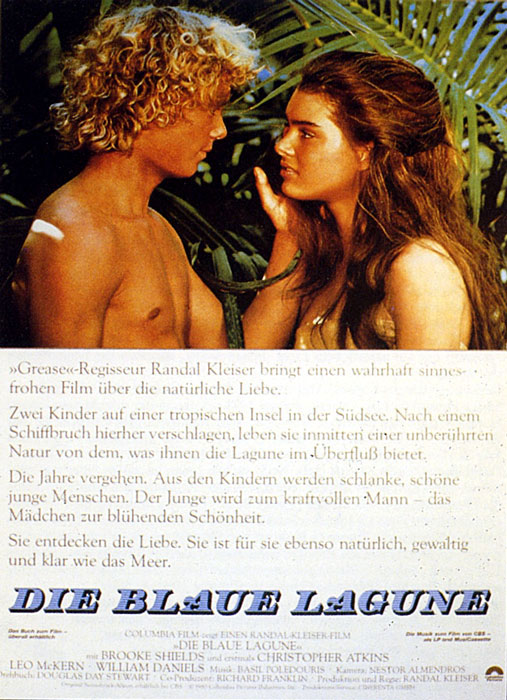 Plakatmotiv: Die blaue Lagune (1980)
