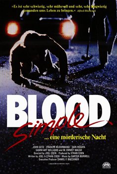 Plakatmotiv: Blood Simple – Eine mörderische Nacht (1984