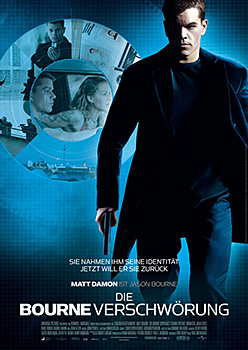 Kinoplakat: Die Bourne Verschwörung