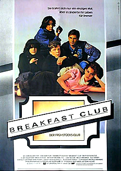 Kinoplakat: The Breakfast Club – Der Frühstücksclub