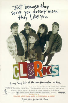 Kinoplakat: Clerks – Die Ladenhüter