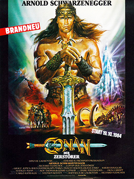 Plakatmotiv: Conan, der Zerstörer (1984)