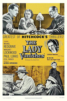 Plakatmotiv (US): Eine Dame verschwindet – The Lady Vanishes (1938)