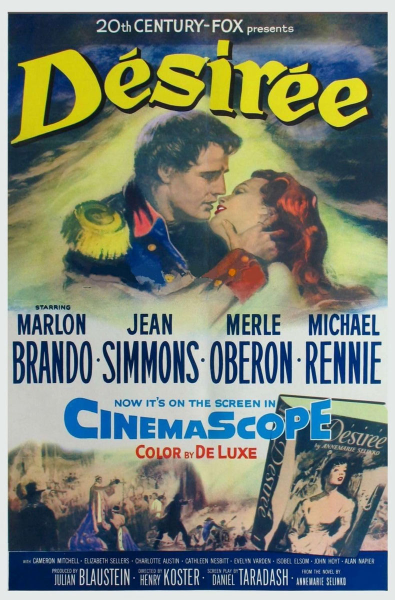 Plakatmotiv (US): D&eacute;sir&eacute;e (1954)