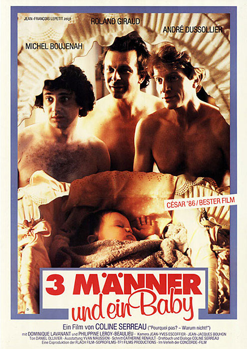 Plakatmotiv: Drei Männer und ein Baby (1985)