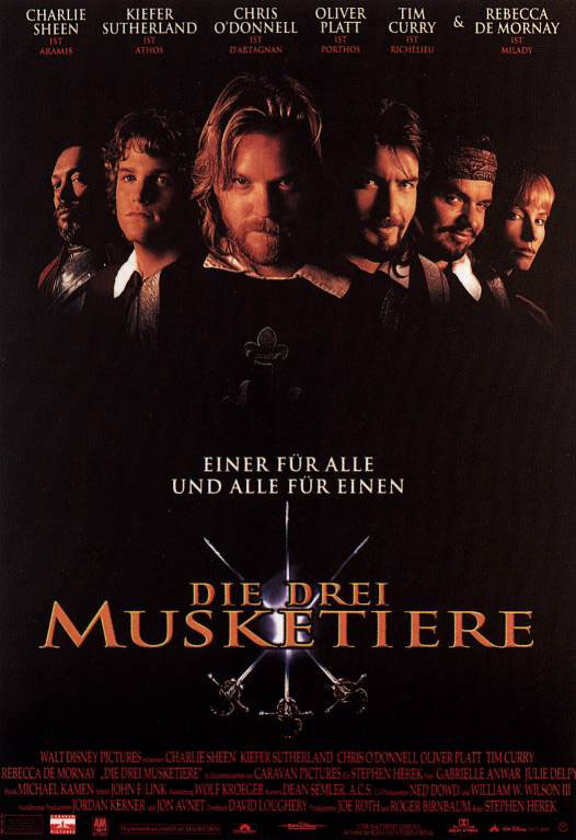 Plakatmotiv: Die drei Musketiere (1993)