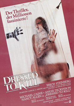Kinoplakat (Wiederaufführung): Dressed to Kill (1980)