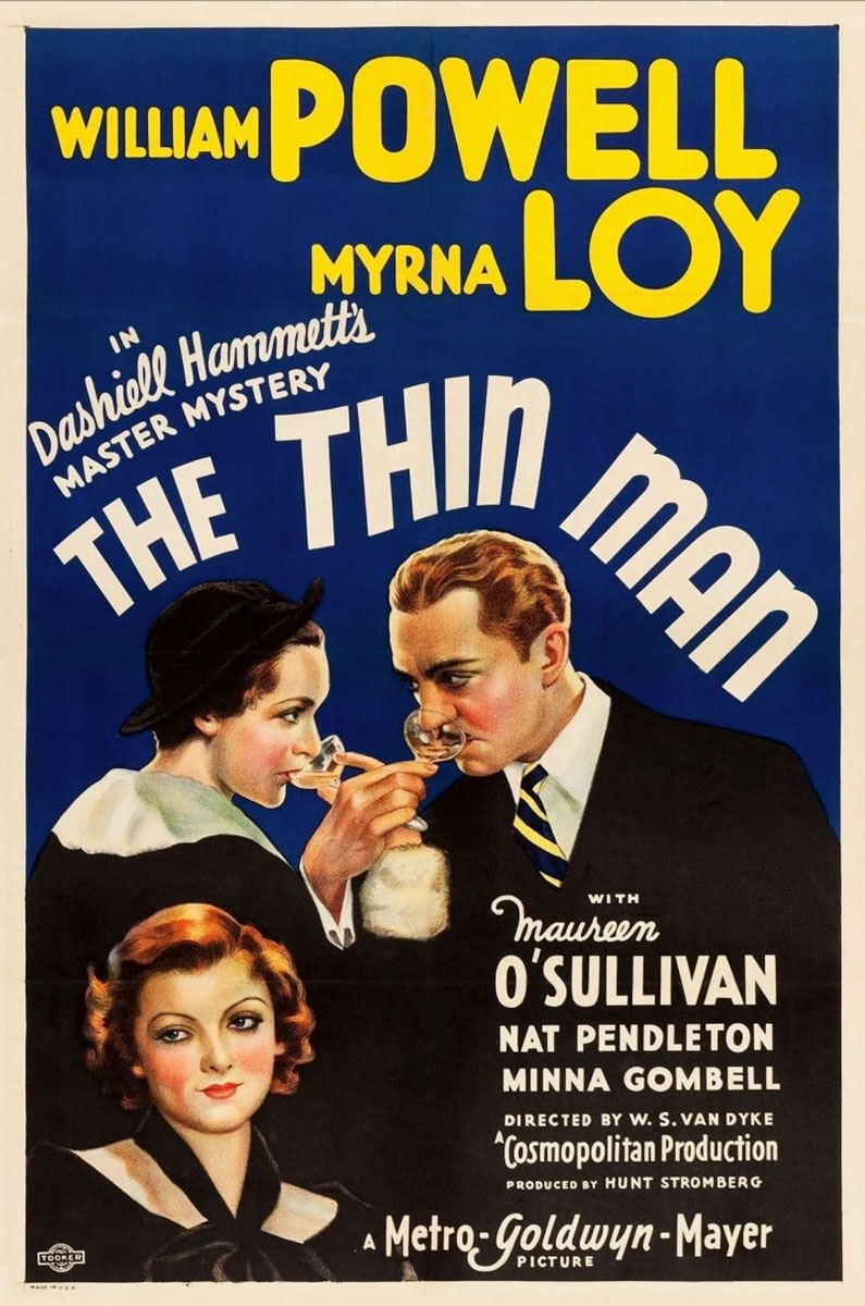 Plakatmotiv (US): The Thin Man / Mordsache D&uuml;nner Mann (1934)