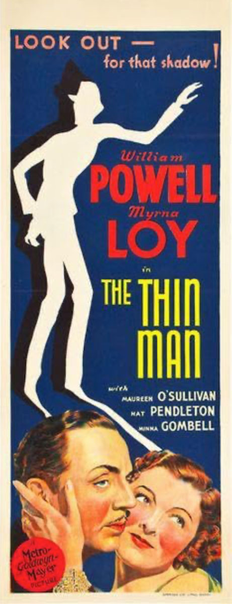 Plakatmotiv (US): The Thin Man (1934)