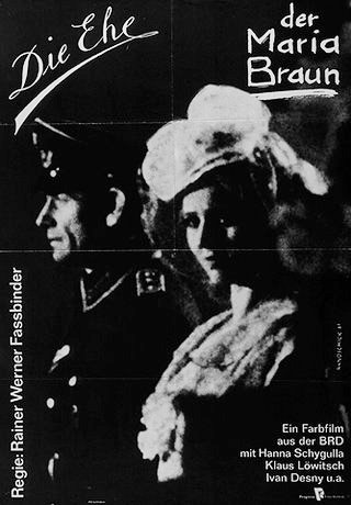 Plakatmotiv (DDR): Die Ehe der Maria Braun (1979)