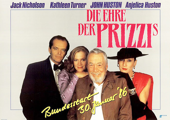 Plakatmotiv: Die Ehre der Prizzis (1985)