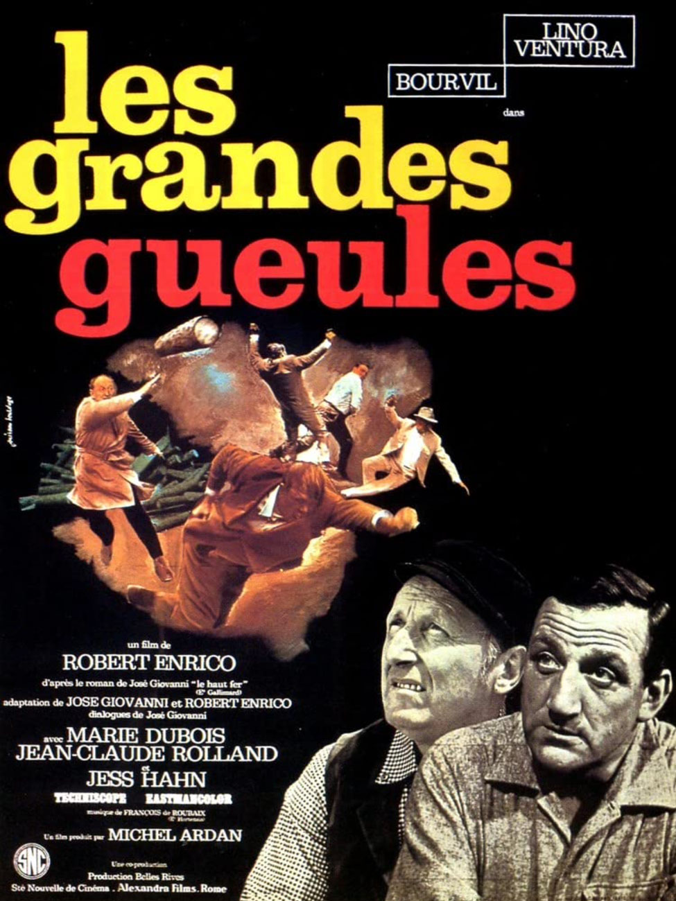 Plakatmotiv (Fr.): Les grandes gueules (1965)